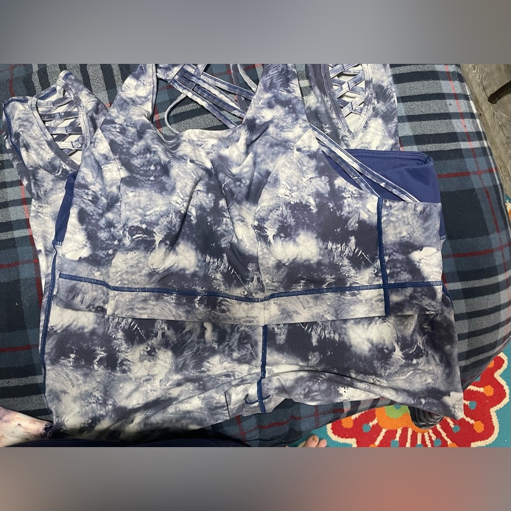 Torrid Matching Set Blue Tye dye